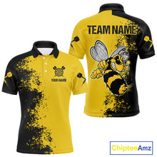 Load image into Gallery viewer, Grumpy Bee Dart Arrow Funny Darts Shirt For Men Custom Name &amp; Team For Darts Jersey NYN0695