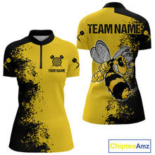 Load image into Gallery viewer, Grumpy Bee Dart Arrow Funny Darts Shirt For Men Custom Name &amp; Team For Darts Jersey NYN0695