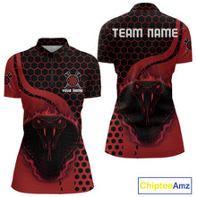 Load image into Gallery viewer, Black-Red Color Custom Flame Dragons Dart Shirt For Women, Dart Team Jerseys NYN0093