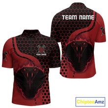 Load image into Gallery viewer, Black-Red Color Custom Flame Dragons Dart Shirt For Men, Dart Team Jerseys NYN0093
