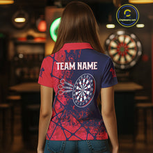 Load image into Gallery viewer, Multiple Color Dart Boards Custom Name Dart Shirt For Women, Dart Team Jerseys NYN0098