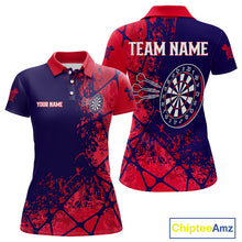 Load image into Gallery viewer, Multiple Color Dart Boards Custom Name Dart Shirt For Women, Dart Team Jerseys NYN0098