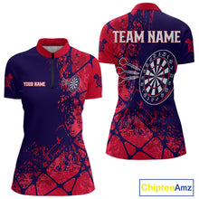 Load image into Gallery viewer, Multiple Color Dart Boards Custom Name Dart Shirt For Women, Dart Team Jerseys NYN0098