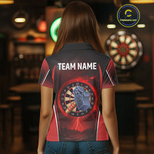 Load image into Gallery viewer, Lightning Dartboard Custom Funny Polo Shirt For Women - Darts Team Jersey NYN0705