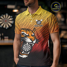 Load image into Gallery viewer, Tiger Dartboard Scratched Pattern Custom Dart Shirt For Men, Dart Team Jerseys NYN0106
