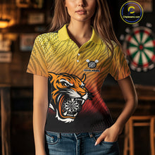 Load image into Gallery viewer, Tiger Dartboard Scratched Pattern Custom Dart Shirt For Women, Dart Team Jerseys NYN0106