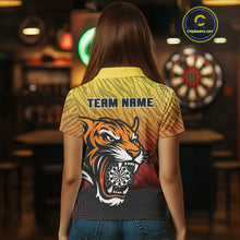 Load image into Gallery viewer, Tiger Dartboard Scratched Pattern Custom Dart Shirt For Women, Dart Team Jerseys NYN0106