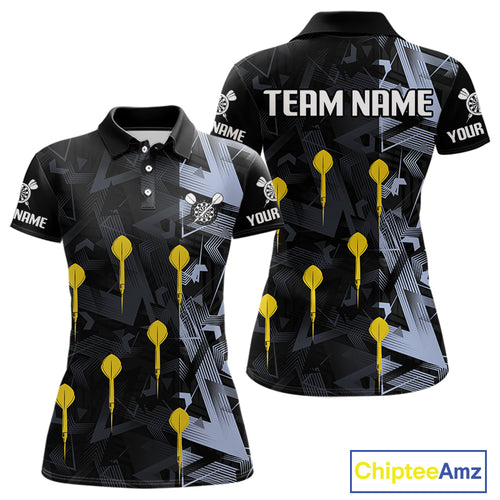 Persionalized Abstract Pattern Dart Arrows Dart Shirt For Women, Dart Team Jerseys NYN0107