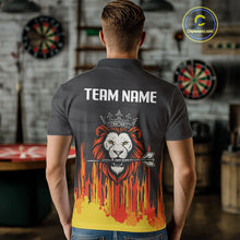 Load image into Gallery viewer, Multi-Color Crown Lion Dart Arrow Custom Dart Shirt For Men, Dart Team Jerseys NYN0109