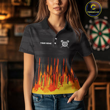 Load image into Gallery viewer, Multi-Color Crown Lion Dart Arrow Custom Dart Shirt For Women, Dart Team Jerseys NYN0109
