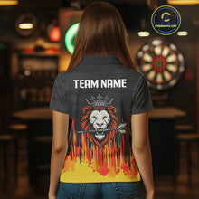 Load image into Gallery viewer, Multi-Color Crown Lion Dart Arrow Custom Dart Shirt For Women, Dart Team Jerseys NYN0109
