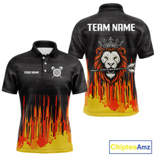 Load image into Gallery viewer, Multi-Color Crown Lion Dart Arrow Custom Dart Shirt For Men, Dart Team Jerseys NYN0109