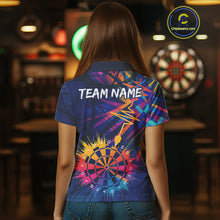 Load image into Gallery viewer, Custom Rainbow Dartboard Dart Men Women Shirt Colorful Vibrant Dart Jerseys NYN1614