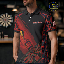 Load image into Gallery viewer, Bombs Dart Arrow Custom Red Dartboard Dart Shirt For Men, Dart Team Jerseys NYN0114