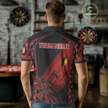 Load image into Gallery viewer, Bombs Dart Arrow Custom Red Dartboard Dart Shirt For Men, Dart Team Jerseys NYN0114