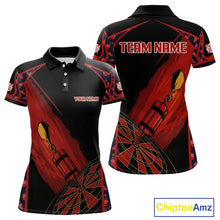 Load image into Gallery viewer, Bombs Dart Arrow Custom Red Dartboard Dart Shirt For Women, Dart Team Jerseys NYN0114
