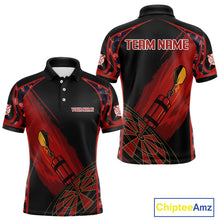 Load image into Gallery viewer, Bombs Dart Arrow Custom Red Dartboard Dart Shirt For Men, Dart Team Jerseys NYN0114