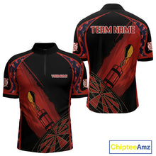 Load image into Gallery viewer, Bombs Dart Arrow Custom Red Dartboard Dart Shirt For Men, Dart Team Jerseys NYN0114
