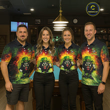 Load image into Gallery viewer, Red &amp; Green Shamrock Thunder Funny Pool 8 Ball Men Billiard Shirt Personalized Balls Billiard Shirts NYN2653