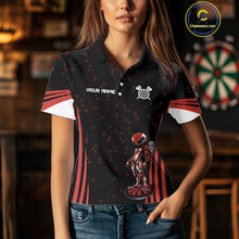 Load image into Gallery viewer, Custom Red Alien Dartboards Dart Polo Shirts For Men Outfits Alien Dart Team Jerseys NYN1022