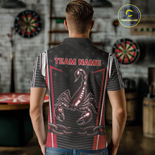 Load image into Gallery viewer, Custom Red Flames Scorpion Dart Arrow Darts Shirt For Men Dart Jersey Uniform NYN1048