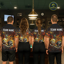Load image into Gallery viewer, Colorful Splatter Funny Billiard Ball 9 &amp; 8 Ball Pool Shirt For Women Personalized Billiard Team Names NYN2693
