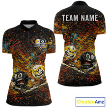 Load image into Gallery viewer, Colorful Splatter Funny Billiard Ball 9 &amp; 8 Ball Pool Shirt For Women Personalized Billiard Team Names NYN2693