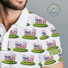 Load image into Gallery viewer, America 250Th Anniversary Mens Golf Polo Shirt Patriotic USA Golf Shirts, Golf Gift NYN2853