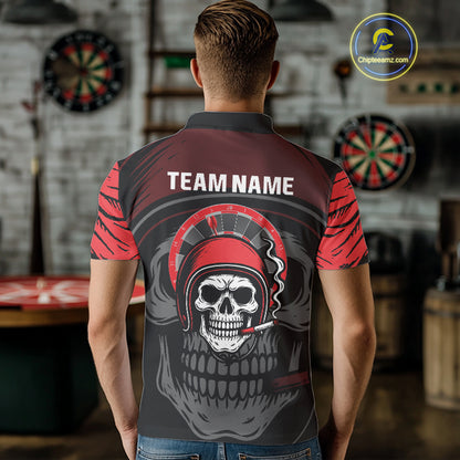 Custom Black And White Halftone Dartboard Dart Shirts For Men Grunge Dart Team Jerseys NYN0057