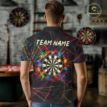 Load image into Gallery viewer, Splatter Paint Dartboard &amp; Arrow Mens Darts Shirt Personalized Colorful Team Darts Jersey NYN3244
