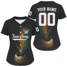 Load image into Gallery viewer, Women's Baseball Jersey Personalized Grunge Patriotic Baseball, Baseball Shirt For Newborn NYN1113