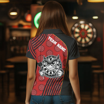 White And Black Dartboards Funny Dart Shirts For Women, Custom Dart Jerseys NYN0015
