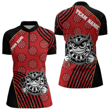 Load image into Gallery viewer, White And Black Dartboards Funny Dart Shirts For Women, Custom Dart Jerseys NYN0015