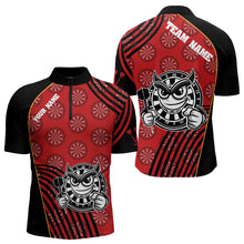 Load image into Gallery viewer, White And Black Dartboards Funny Dart Shirts For Men, Custom Dart Jerseys NYN0015