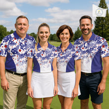 Load image into Gallery viewer, Mens Golf Polo Shirt Camouflage US Flag Custom Patriotic Golf Team Shirts For Men, Golf Gifts NYN2916