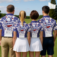 Load image into Gallery viewer, Mens Golf Polo Shirt Camouflage US Flag Custom Patriotic Golf Team Shirts For Men, Golf Gifts NYN2916