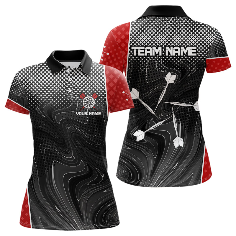 White Dart Arrow Custom Hexagon Dart Shirts For Women, Dart Team Jerseys NYN0018