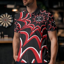 Load image into Gallery viewer, White And Black Dartboards Custom Spider Dart Shirts For Men, Dart Jerseys NYN0022