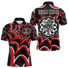 Load image into Gallery viewer, White And Black Dartboards Custom Spider Dart Shirts For Men, Dart Jerseys NYN0022