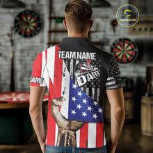 Load image into Gallery viewer, Multi-Color American Flag Dart Boards Dart Shirts For Men, Custom Dart Jerseys NYN0051