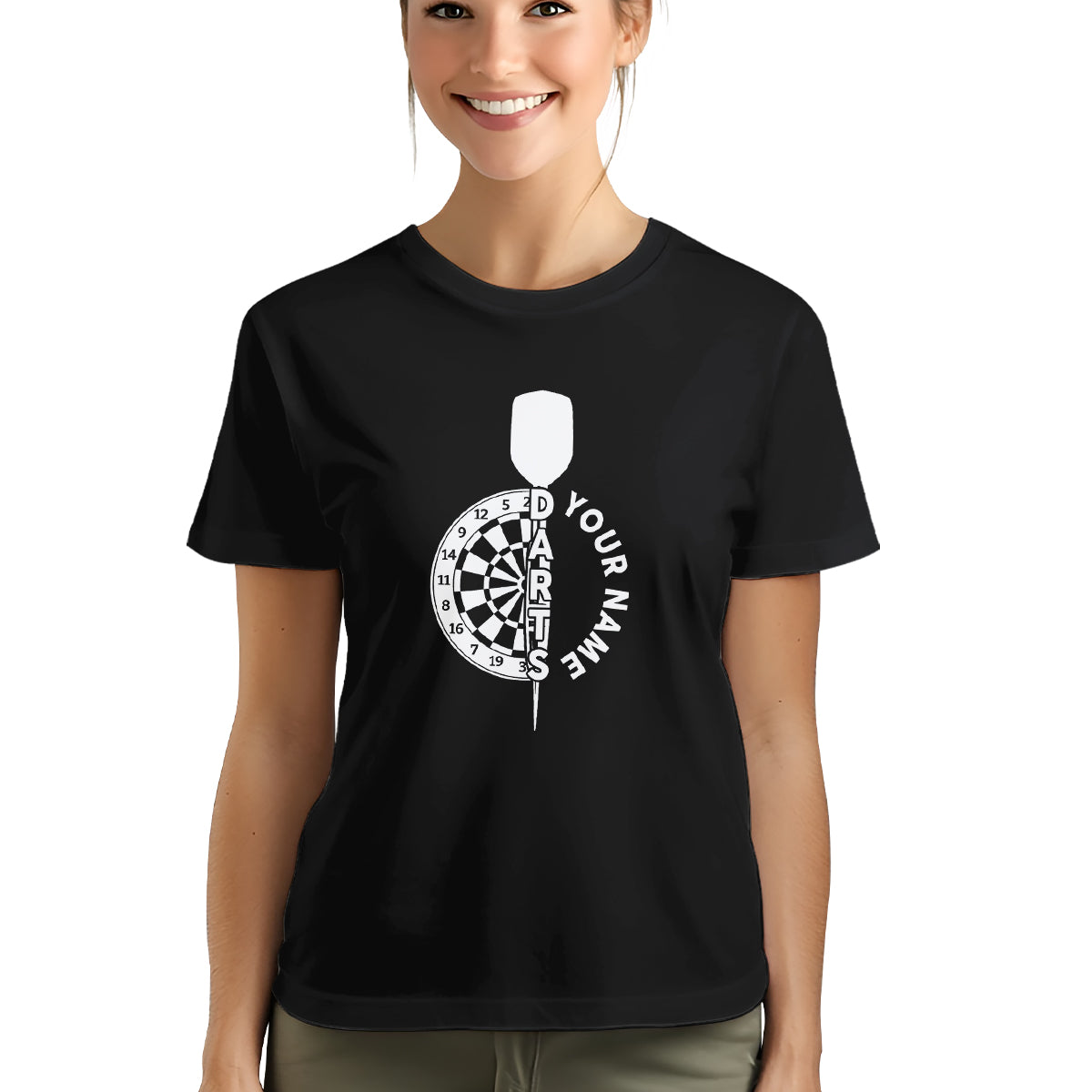 Dartboard T-Shirt Custom Dart Shirt For Men And Women, Darts For Gift NYN0204