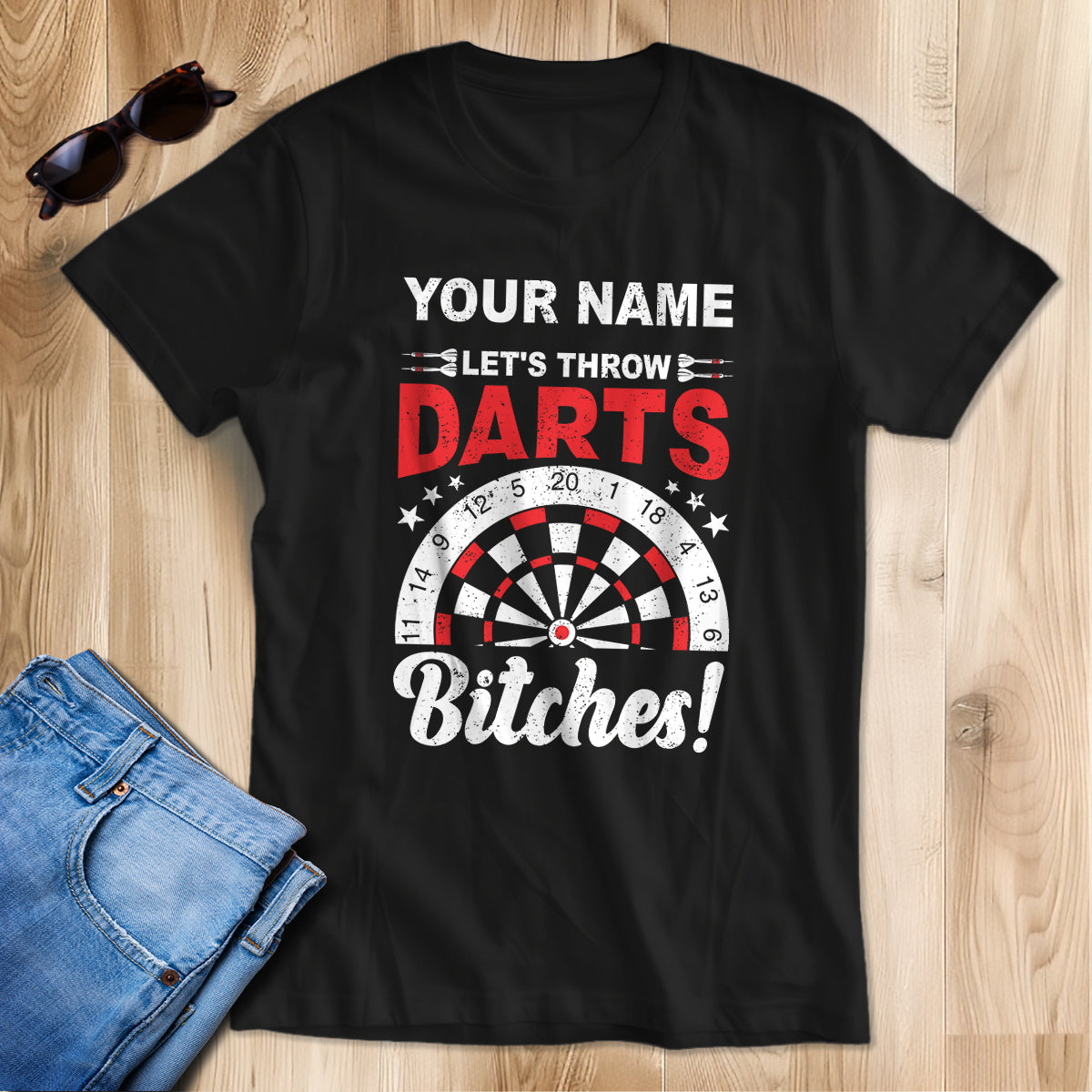 Let's Throw Darts T-Shirts Custom Dart Shirt For Men And Women, Darts For Gift NYN0208