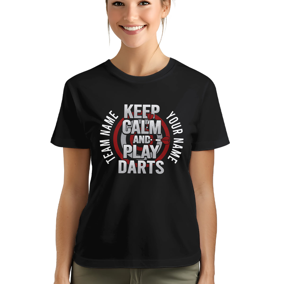 Keep Calm And Play Darts T-Shirts Custom Dart Shirt For Men And Women, Darts Gift NYN0209