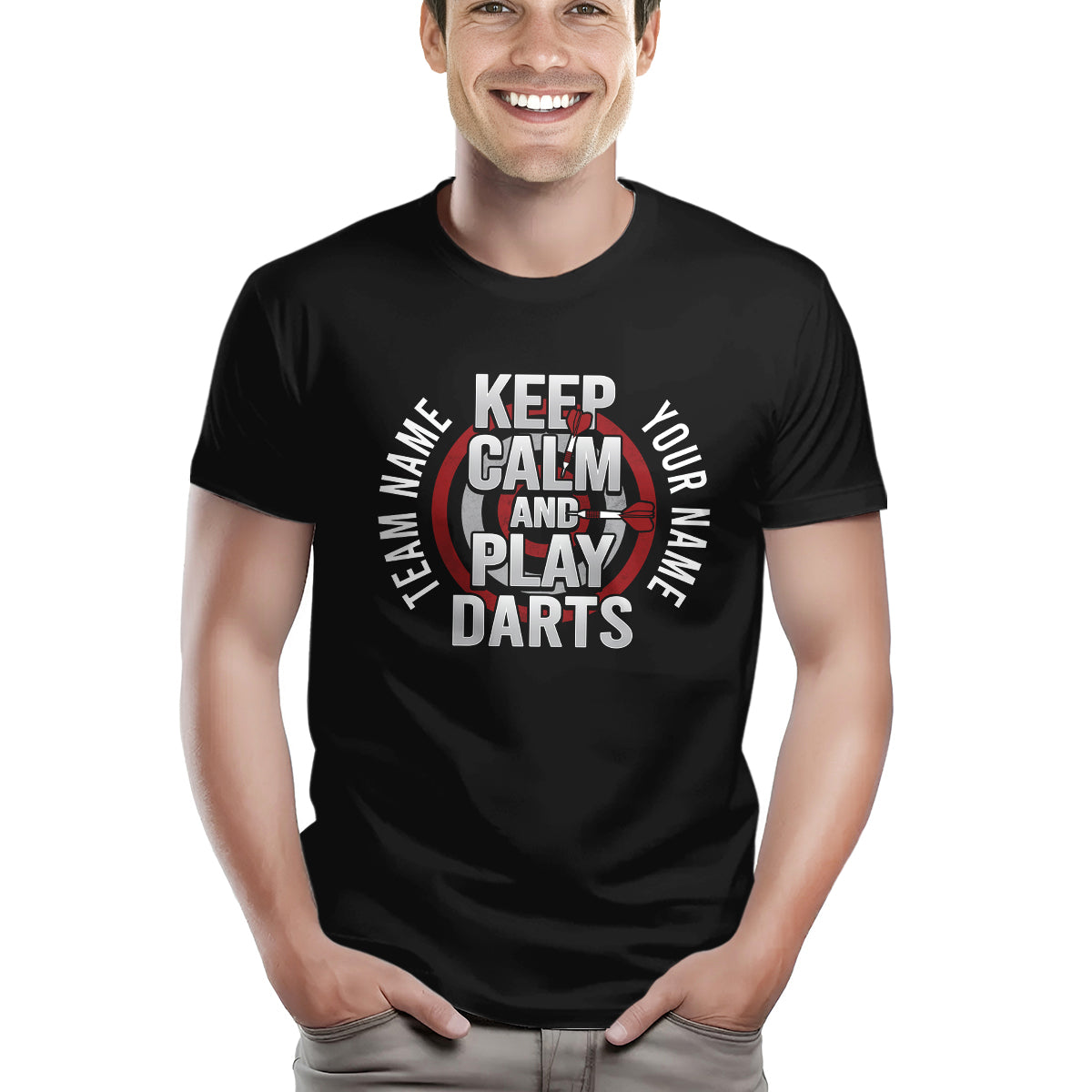 Keep Calm And Play Darts T-Shirts Custom Dart Shirt For Men And Women, Darts Gift NYN0209