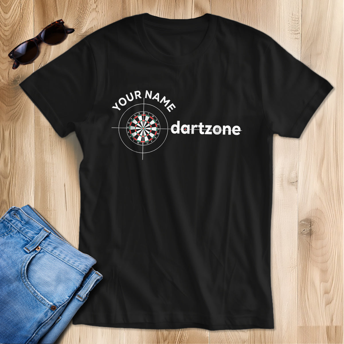 Darts Zone T-Shirts Custom Dart Shirt For Men And Women, Darts For Gift NYN0211