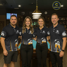Load image into Gallery viewer, Custom Funny Cheer Beer &amp; 8 Ball Men's Billiard Shirts Personalized Billiard Apparel Gifts NYN2326