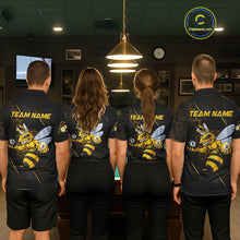 Load image into Gallery viewer, Yellow Hexagon Funny Bee 8 Ball &amp; 9 Ball Pool Billiard Jerseys For Women Custom Billiard Team Appeal NYN2758