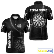 Load image into Gallery viewer, Halftone Pattern Dartboard White In Lines Grunge Dart Shirts For Men, Dart Jerseys NYN0057