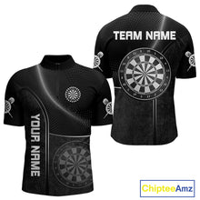 Load image into Gallery viewer, Halftone Pattern Dartboard White In Lines Grunge Dart Shirts For Men, Dart Jerseys NYN0057