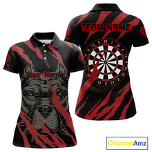 Load image into Gallery viewer, Red Scratch Bulldog Dart Shirt Custom Dart Team Shirt For Men, Dart Jerseys NYN0221